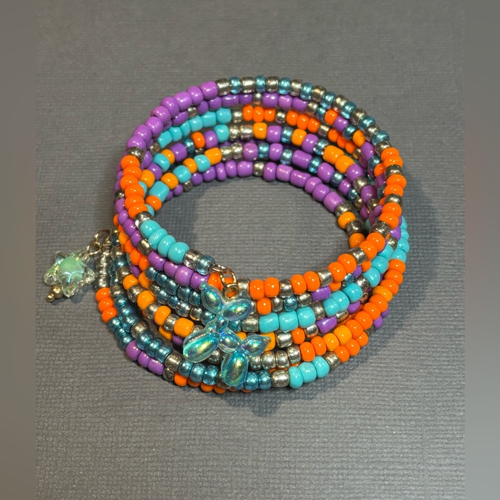 🌺Colorful Memory Wire Wrap Bracelet🌺